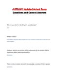 J-STD-001 Updated Actual Exam Questions and Correct Answers