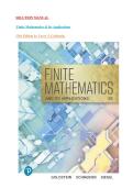 SOLUTION MANUAL Finite Mathematics & Its Applications 13th Edition by Larry J&period; Goldstein&comma; Chapters 1 - 12&comma; Complete&comma; latest 2026&period;