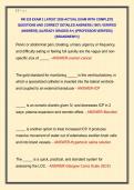 NR 325 EXAM 2 LATEST 2026 ACTUAL EXAM WITH COMPLETE  QUESTIONS AND CORRECT DETAILED ANSWERS &lpar;100&percnt; VERIFIED  ANSWERS&rpar; &vert;ALREADY GRADED A&plus;&vert; &vert;&vert;PROFESSOR VERIFIED&vert;&vert;  &vert;&vert;BRANDNEW&excl;&excl;&excl;&vert;&vert; 