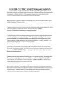 D220 PRE-TEST PART 1 QUESTIONS AND ANSWERS