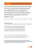 EVOLVE HESI Med Surg Test Bank PDF 2025&ndash;2026 &vert; 450 Verified Questions & Rationales &vert; Nursing Exam Prep