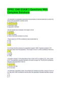 OPRE 3360 EXAM 3 Questions With Complete Solutions
