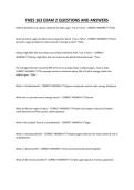 FNES 163 EXAM 2 QUESTIONS AND ANSWERS&period;