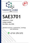 Unisa 2026 Assignments