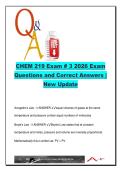 CHEM 219 Exam &num;3 2026 &ndash; 100&plus; Verified Q&A &vert; Gas Laws&comma; Solutions&comma; Intermolecular Forces&comma; Colligative Properties