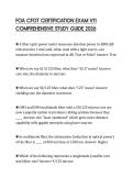FOA CFOT CERTIFICATION EXAM V11 COMPREHENSIVE STUDY GUIDE 2026