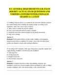 ICC GENERAL REQUIREMENTS &lpar;GR&rpar; EXAM  2026&sol;2027 &sol; ACTUAL EXAM QUESTIONS AND  VERIFIED ANSWERS WITH RATIONALES  GRADED A&plus; LATEST