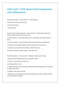 AAT Level 3 - CSTR - labour Costs Exam questions with verified answers