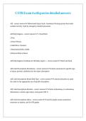CSTR Exam 4 with precise detailed answers