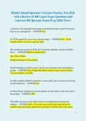 Rhodes Island Operator&rsquo;s License Practice Test 2026  with a Review of 300 Latest Exam Questions and  Answers&sol; RI Operator Exam Prep 2026 &lpar;New&excl;&rpar; 
