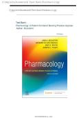 Pharmacology&colon; A Patient-Centered Nursing Process Approach &lpar;12th Edition&rpar; &ndash; Test Bank &vert; McCuistion &vert; Chapters 1&ndash;58 Complete Answered Resource