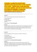 GUIDEWIRE CLAIMCENTER PROFESSIONAL CERTIFICATION EXAM 2026 &vert; COMPLETE STUDY GUIDE & VERIFIED PRACTICE QUESTIONS