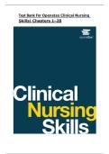 Test Bank For Openstax Clinical Nursing Skills&vert; Chapters 1&ndash;28