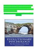 TEST BANK &ndash; Evolutionary Psychology&colon; The New Science of the Mind&comma; 7th Edition &vert; All Chapters