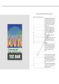 Community  and  Public  Health  Nursing  10th  Edition  Rector  Test  Bank