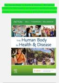 TEST BANK &ndash; The Human Body in Health & Disease&comma; 8th Edition &vert; All Chapters &vert; 2025&sol;2026