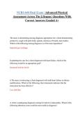 NURS 640 Final Exam &vert; Advanced Physical Assessment Across The Lifespan &vert; Questions With Correct Answers Graded A&plus;
