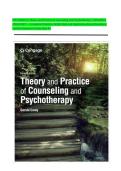 TEST BANK for Theory and Practice of Counseling and Psychotherapy&comma; 11th Edition &lpar;2026&sol;2027&rpar; &mdash; Complete Chapters&comma; NCLEX-Style and Application-Based Questions&comma; Verified Answers & Rationales A&plus;
