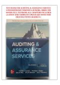 TEST BANK for Auditing & Assurance Services&comma; 9th Edition &lpar;2025&sol;2026&rpar; by Timothy Louwers &mdash; Complete Chapters&comma; Verified Solutions&comma; Exam-Ready Questions & Answers A&plus;