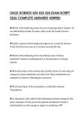GACE SCIENCE 024 025 524 EXAM SCRIPT 2026 COMPLETE ANSWERS VERIFIED