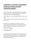 LEADERSHIP ATI CAPSTONE COMPREHENSIVE REVIEW 2026 SOLVED QUESTIONS ELABORATED ANSWERS