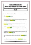 CSLB C10 PLANNING AND ESTIMATING&vert;QUESTIONS AND 100&percnt; CORRECT ANSWERS&vert;LATEST &excl;&excl;&excl;&excl;2026&vert;GRADED A&plus;&vert; &lpar;EXAM READY&rpar;