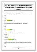 CSLB TEST 2026&vert;QUESTIONS AND 100&percnt; CORRECT ANSWERS&vert;LATEST &excl;&excl;&excl;&excl;2026&vert;GRADED A&plus;&vert; &lpar;EXAM READY&rpar;