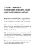 LETRS UNIT 7 ASSESSMENT COMPREHENSIVE REVIEW 2026 SOLVED QUESTIONS DETAILED EXPLANATIONS