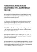 LETRS UNITS 5-8 PRETEST PRACTICE SOLUTION 2026 TOTAL QUESTIONS FULLY RESOLVED