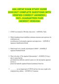 ASA USPAP EXAM STUDY GUIDE  2026&sol;2027 COMPLETE QUESTIONS WITH  VERIFIED CORRECT ANSWERS &vert;&vert;  100&percnt; GUARANTEED PASS  <NEWEST VERSION> 