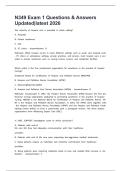 N349 Exam 1 Questions & Answers Updated&vert;latest 2026