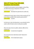 NHA CPT Exam Prep 2025-2026 Questions And Answers&period;docx