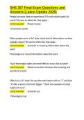 SHS 367 Final Exam Questions and Answers &lpar;Latest Update 2026&rpar;&period;docx