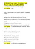 SHS 205 Final Exam Questions and Answers &lpar;Latest Update 2026&rpar;&period;docx