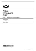 2025 A-LEVEL AQA ECONOMICS PAPER 1 WITH MARK SCHEME 