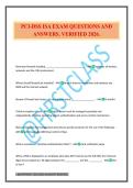PCI-DSS ISA EXAM QUESTIONS AND ANSWERS&period; VERIFIED 2026&period;