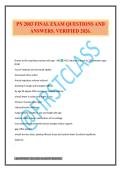 PN 2003 FINAL EXAM QUESTIONS AND ANSWERS&period; VERIFIED 2026&period;