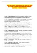WGU D099 SALES MANAGEMENT OA VERIFIED EXAM SOLUTIONS - COMPREHENSIVE QUESTIONS AND ANSWERS - CURRENT VERSION 2026&sol;2027
