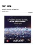 TEST BANK&lowbar;&lowbar;Operations and Supply Chain Management 16th Edition by F&period; Robert Jacobs &comma; ISBN&colon; 9781260238907 &vert;All Chapters Included&vert; Guide A&plus;