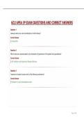 GCU APEA 3P EXAM QUESTIONS AND CORRECT ANSWERS