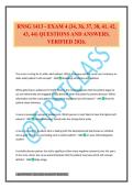RNSG 1413 - EXAM 4 &lpar;34&comma; 36&comma; 37&comma; 38&comma; 41&comma; 42&comma; 43&comma; 44&rpar; QUESTIONS AND ANSWERS&period; VERIFIED 2026&period;