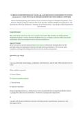 Nursing Pathophysiology Exam 4B&colon; Endocrine Function &lpar;Latest 2026&sol;2027&rpar; &ndash; Case Study & Q&A