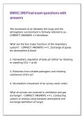 BMSC 208 Final exam questions with answers