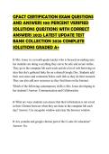 GFACT CERTIFICATION EXAM QUESTIONS AND ANSWERS 100 PERCENT VERIFIED SOLUTIONS QUESTIONS WITH CORRECT ANSWERS 2025 LATEST UPDATE TEST BANK COLLECTION 2026 COMPLETE SOLUTIONS GRADED A&plus;
