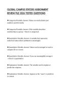 GLOBAL CAMPUS STAT200 ASSIGNMENT REVIEW FILE 2026 TESTED QUESTIONS