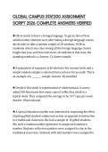 GLOBAL CAMPUS STAT200 ASSIGNMENT SCRIPT 2026 COMPLETE ANSWERS VERIFIED