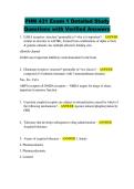 PHM 431 Exam 1 Detailed Study  Questions with Verified Answers 
