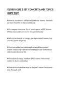 GLOBUS QUIZ 2 KEY CONCEPTS AND TOPICS GUIDE 2026
