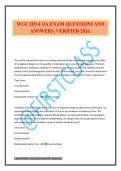 WGU D514 OA EXAM QUESTIONS AND ANSWERS&period; VERIFIED 2026&period;