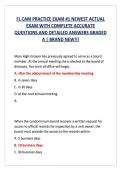 FL CAM PRACTICE EXAM &num;1 NEWEST ACTUAL  EXAM WITH COMPLETE ACCURATE  QUESTIONS AND DETAILED ANSWERS GRADED  A &vert; BRAND NEW&excl;&excl;&excl; 